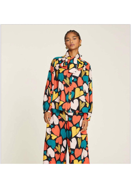 Camisa Corazones Nudo