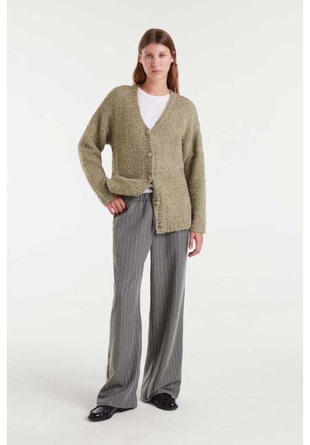 Pantalón raya diplomática verde