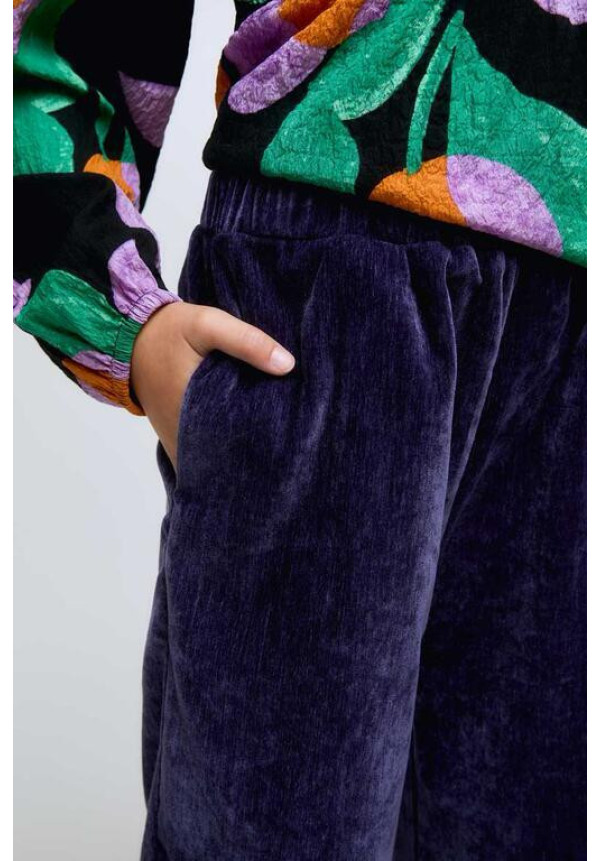 Pantalón terciopelo morado
