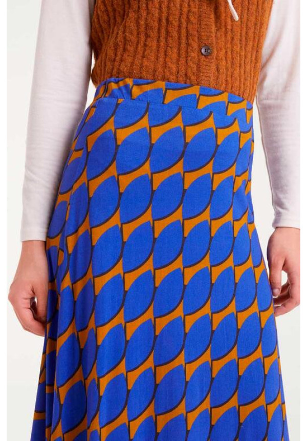 Falda Mido estampado Skouros