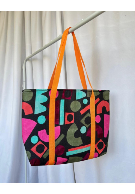 Bolso Sangra Abstracto Verde