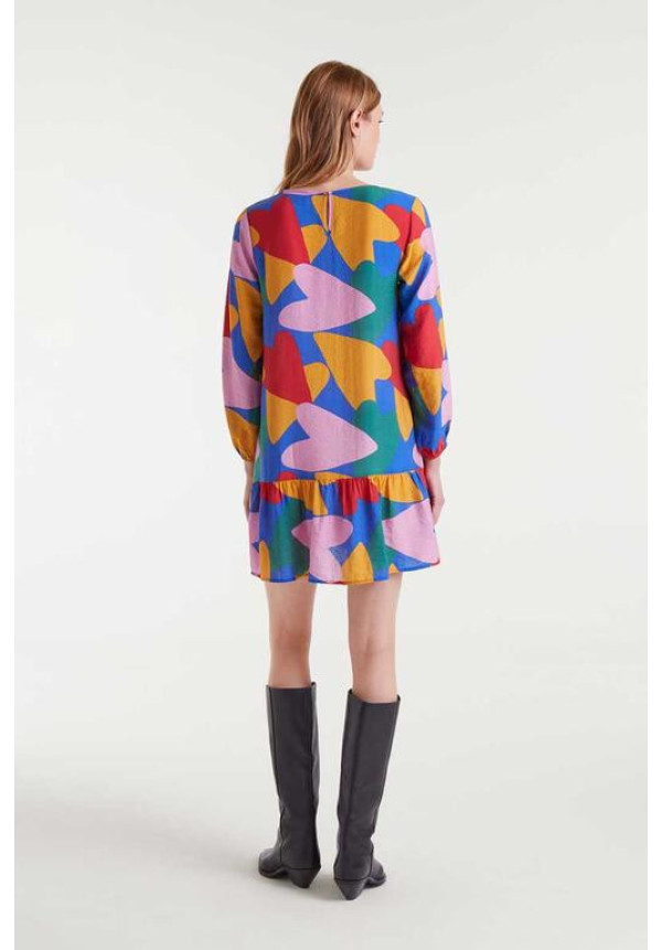 Vestido Corto Corazones 