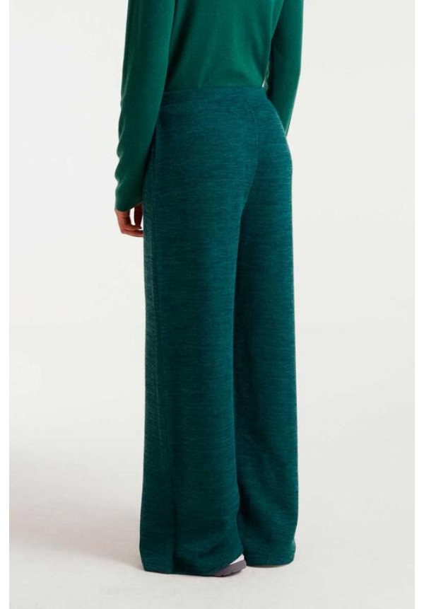 Pantalón Punto Canalé Verde