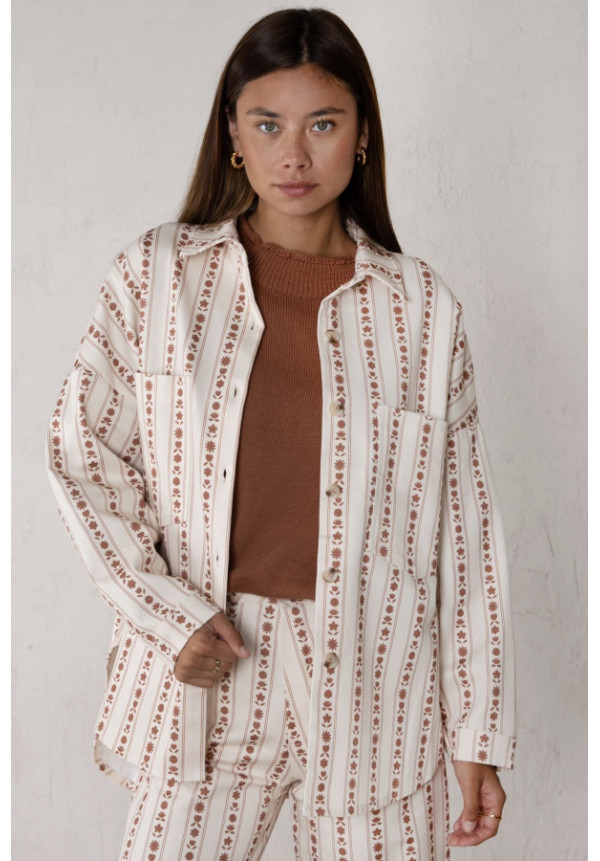 Chaqueta Celia Flores Teja