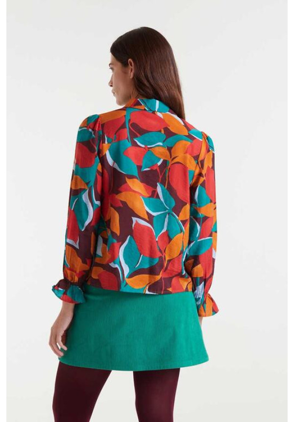 Camisa Estampada Hojas