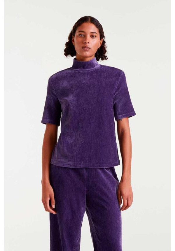Top Terciopelo Morado