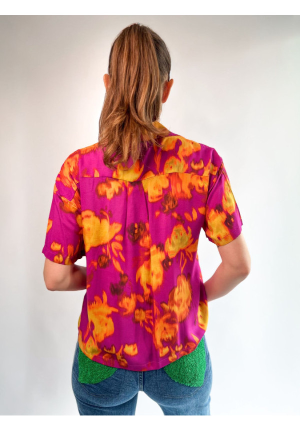 Camisa Mujer Manga Corta