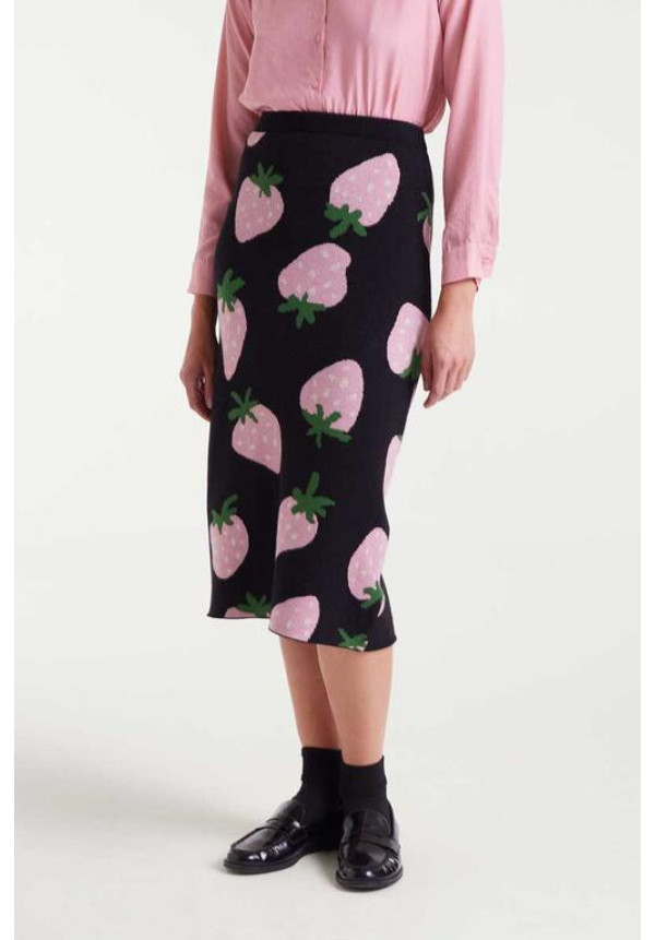 Falda Punto Negra Morango