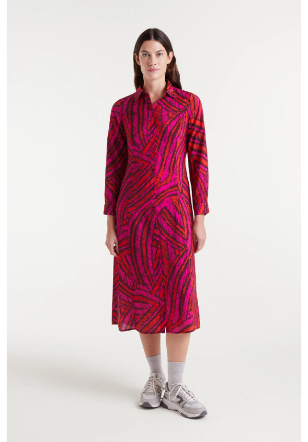 Vestido Midi Crepé Fedora