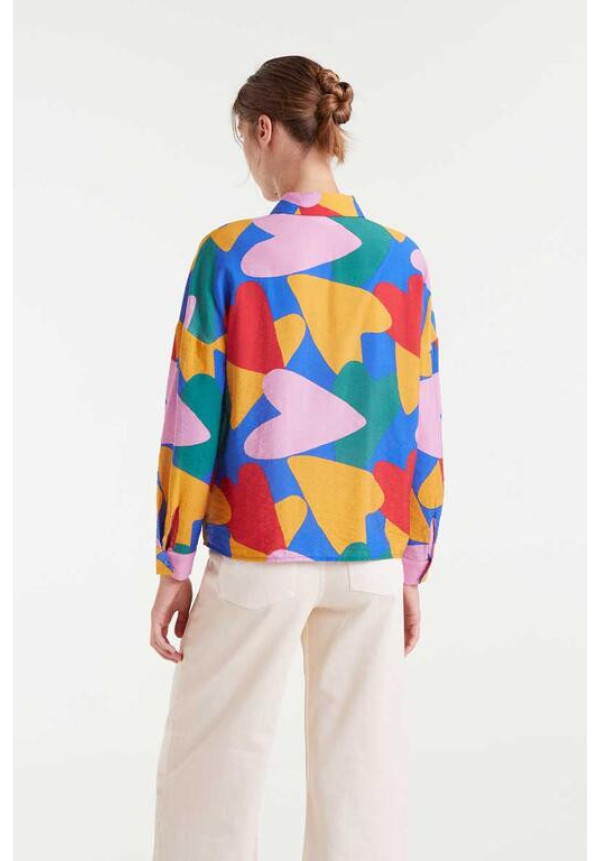 Camisa Estampada Corazones