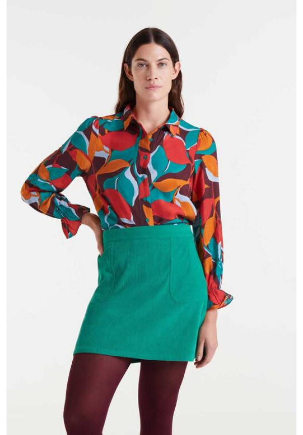 Camisa Estampada Hojas