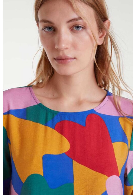 Vestido Corto Corazones 