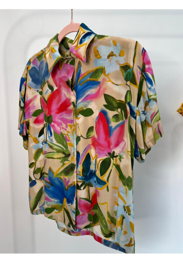 Camisa Mujer Manga Corta