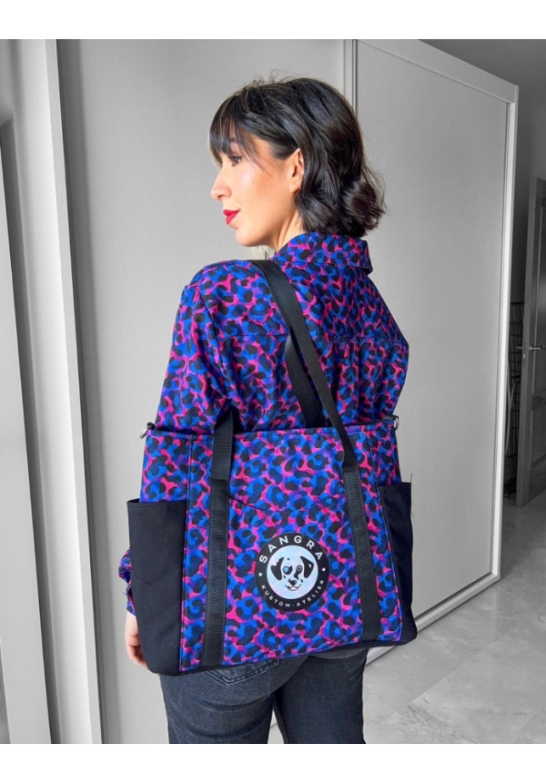 Bolso Sangra Leopardo Neón