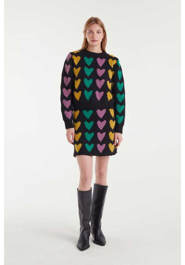 Falda Punto Corazones 