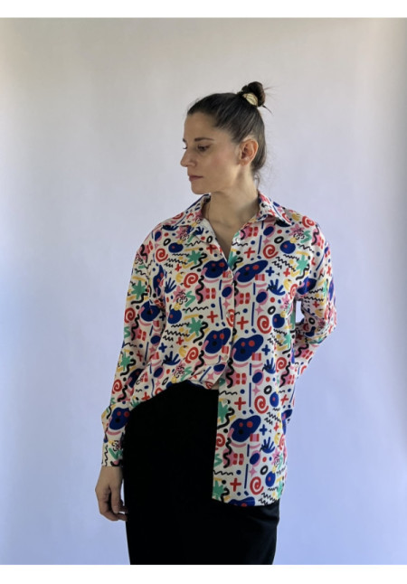 Camisa Sangra m/l Garabato