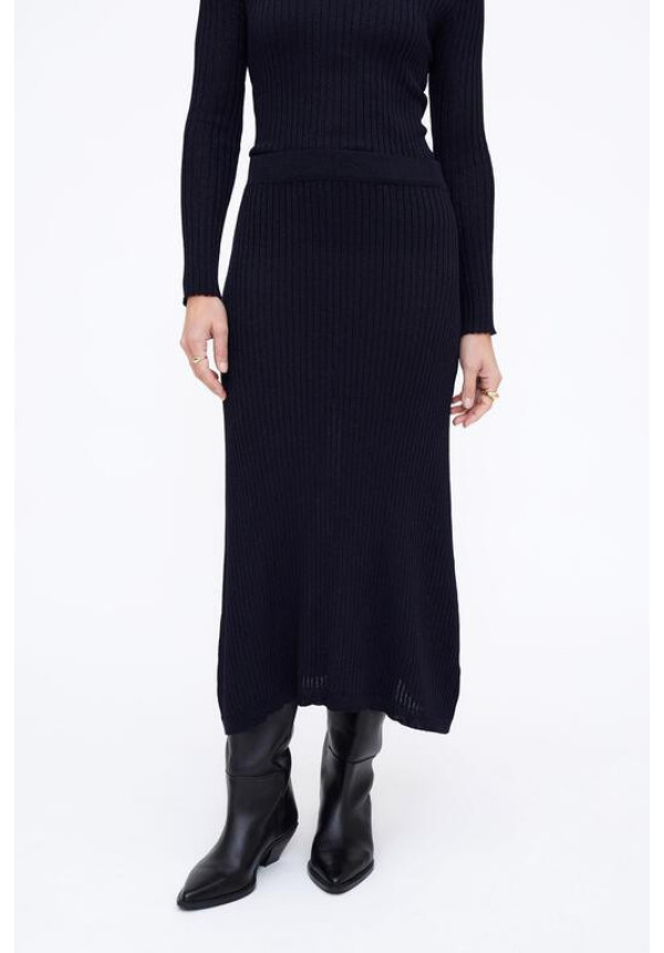 Falda Midi Navy Blue