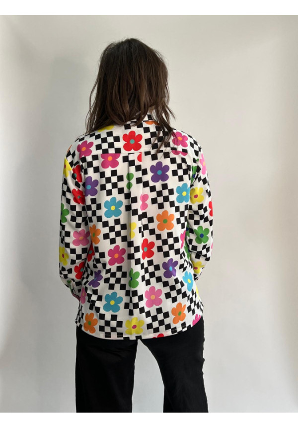 Camisa Sangra m/l Ajedrez