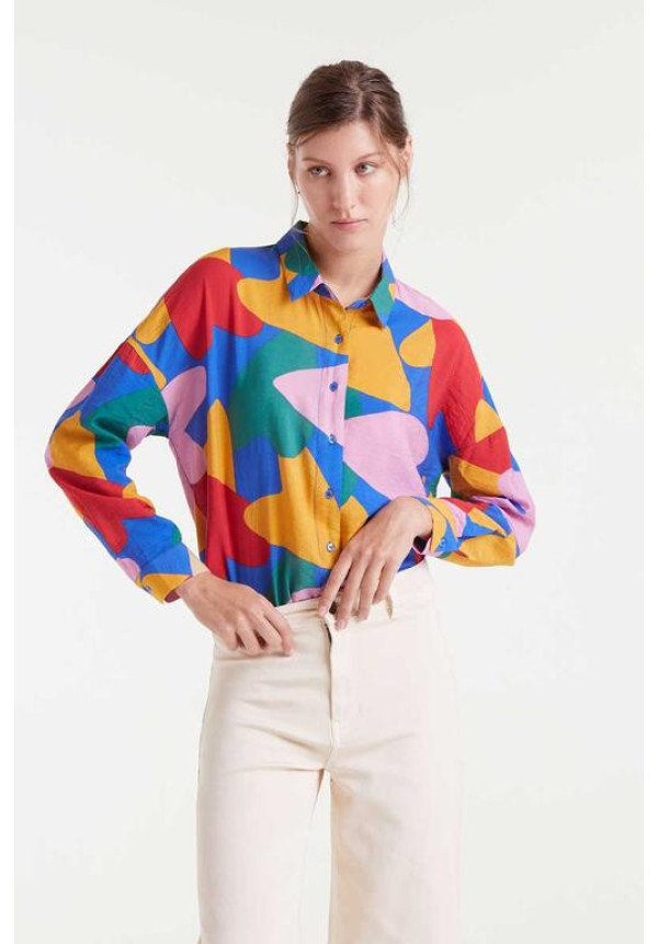 Camisa Estampada Corazones