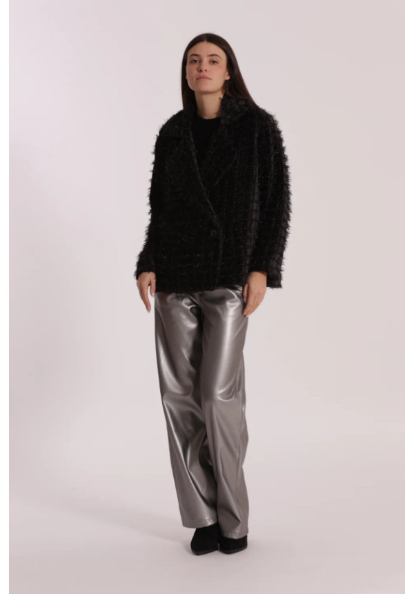 Pantalón Polipiel Wide Leg