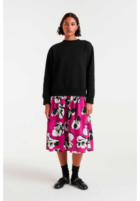 Vestido midi con estampado Vivid Viola