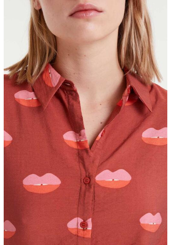 Camisa Crepé Ligero Lips 