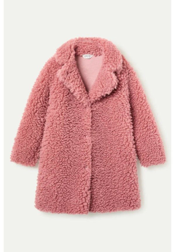 Abrigo Borreguito Rosado