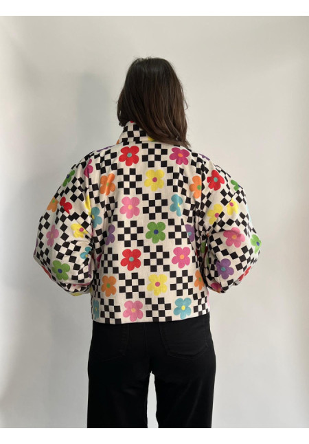 Chaqueta Sangra Ajedrez