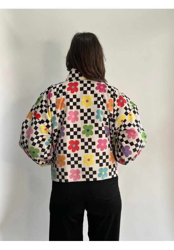 Chaqueta Sangra Ajedrez