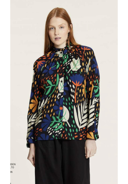 Blusa Garden Cuello Alto