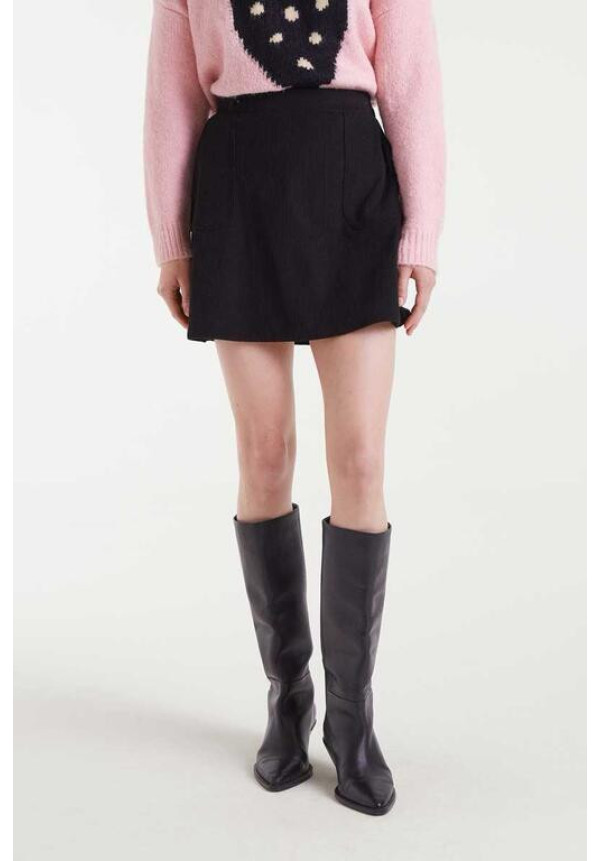 Fa corta de pana negr