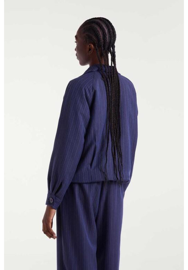 Chaqueta raya diplomática azul