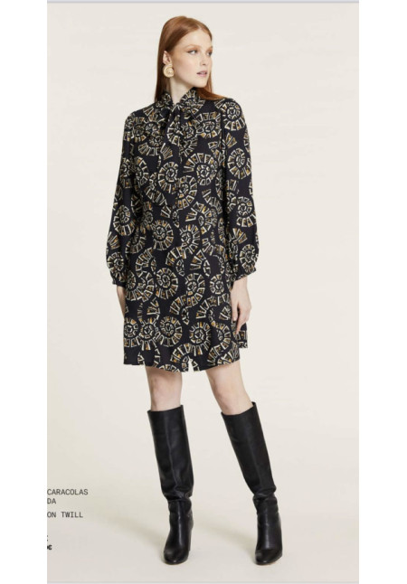 Vestido Caracolas con Lazada