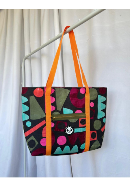 Bolso Sangra Abstracto Verde