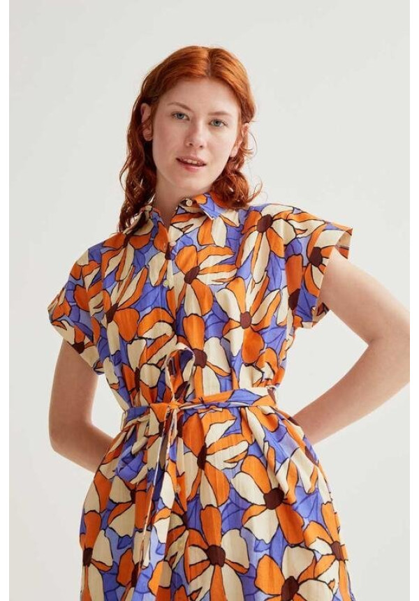 Vestido midi con estampado Marigold