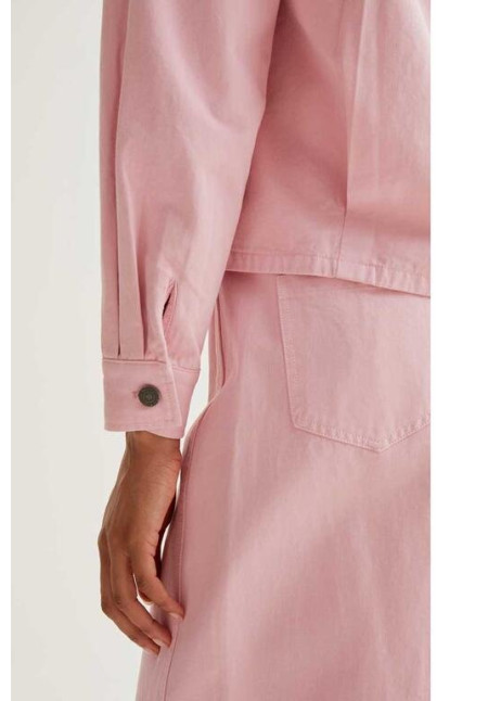 Chaqueta 100% algodón rosa