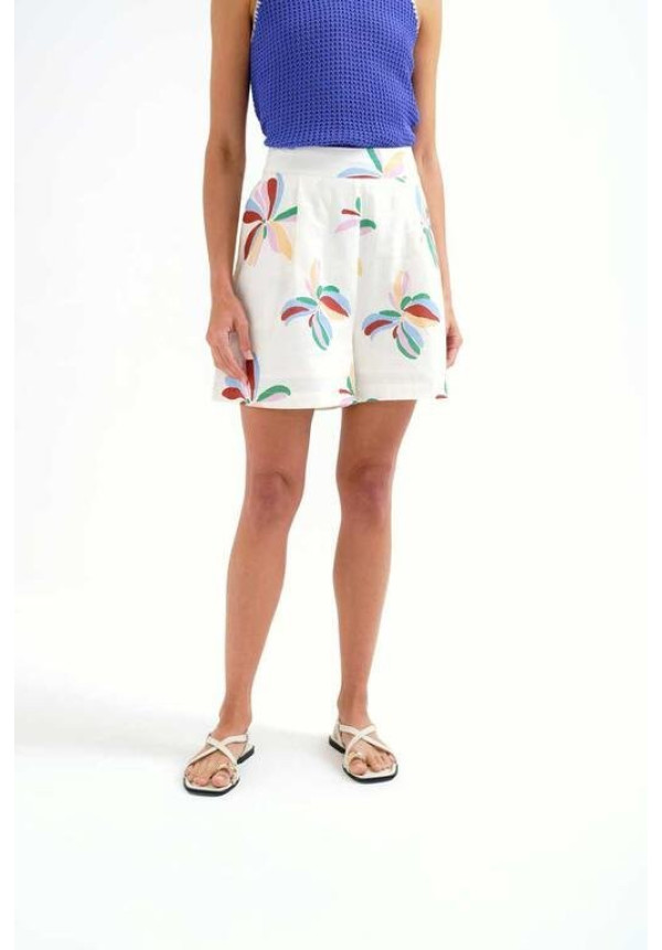 Shorts con estampado Monarda