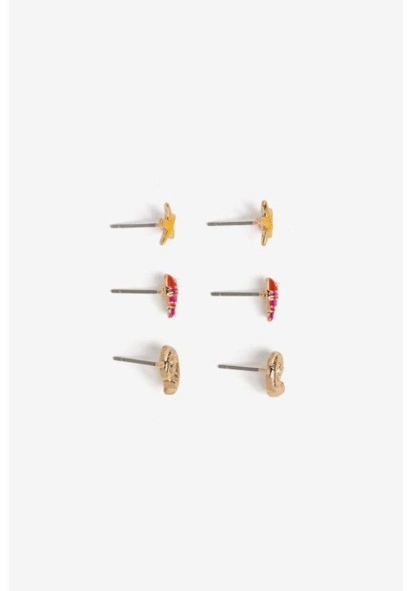 Pack de pendientes marino dorados
