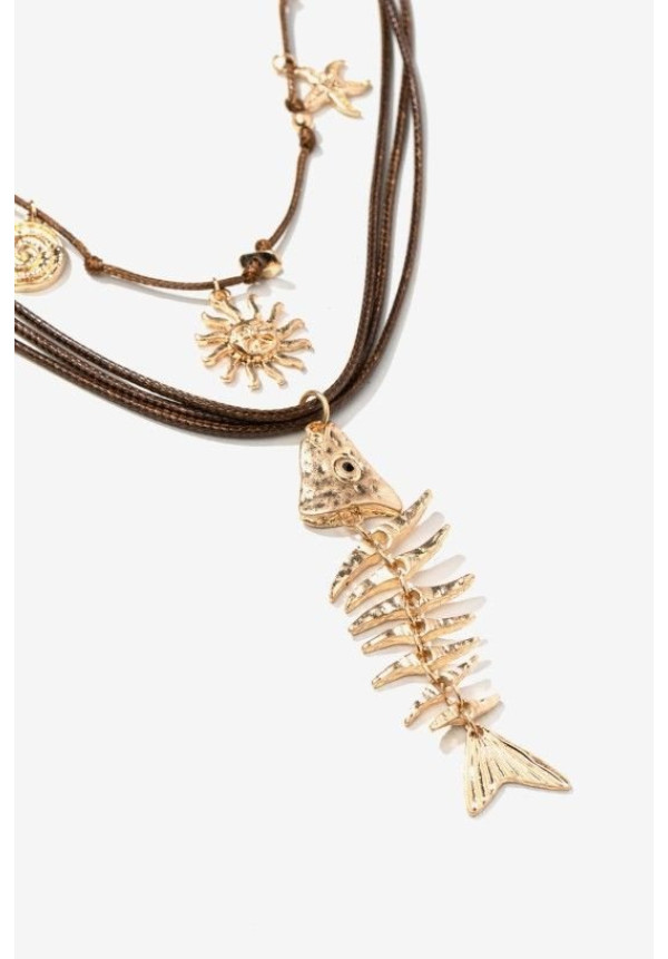 Collar dorado pez