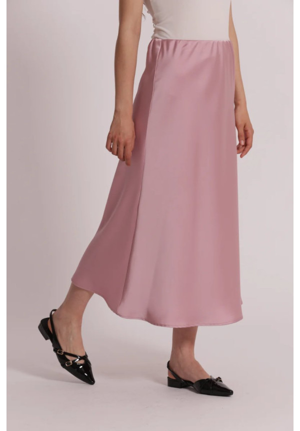 Falda Midi cintura elástica