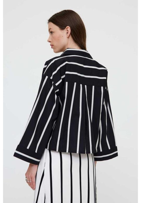 Camisa fluida con estampado Grimaud Black