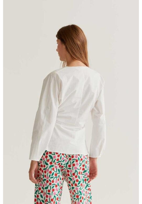 Camisa algodón nudo