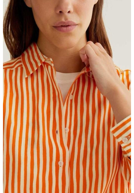 Camisa con estampada Lavagna Orange