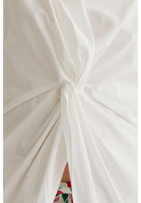 Camisa algodón nudo