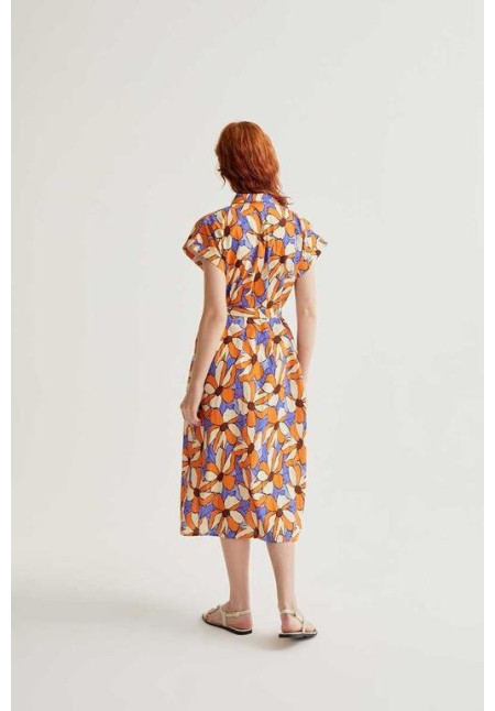 Vestido midi con estampado Marigold