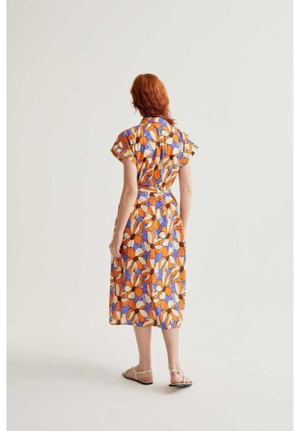 Vestido midi con estampado Marigold