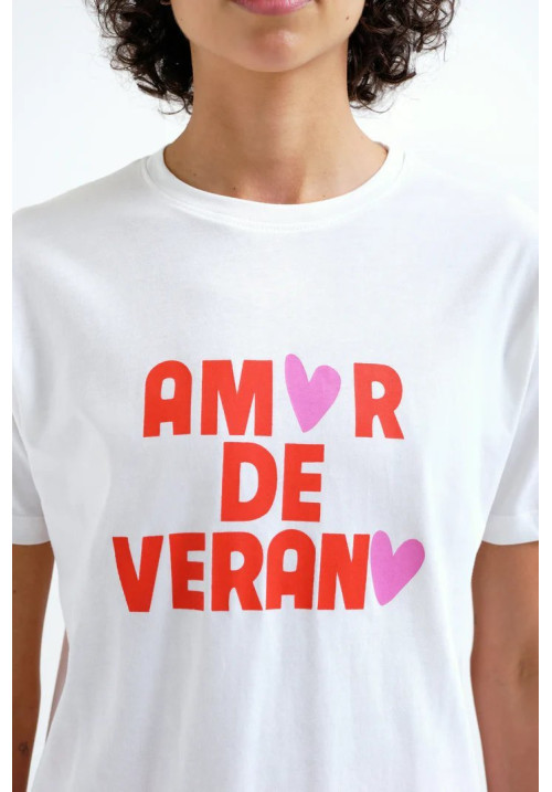 Camiseta con estampado Amor de Verano