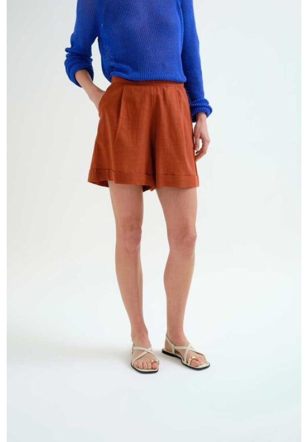 Shorts 100% algodón marrón