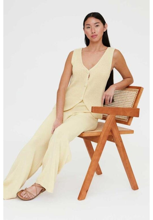 Pantalón punto amarillo