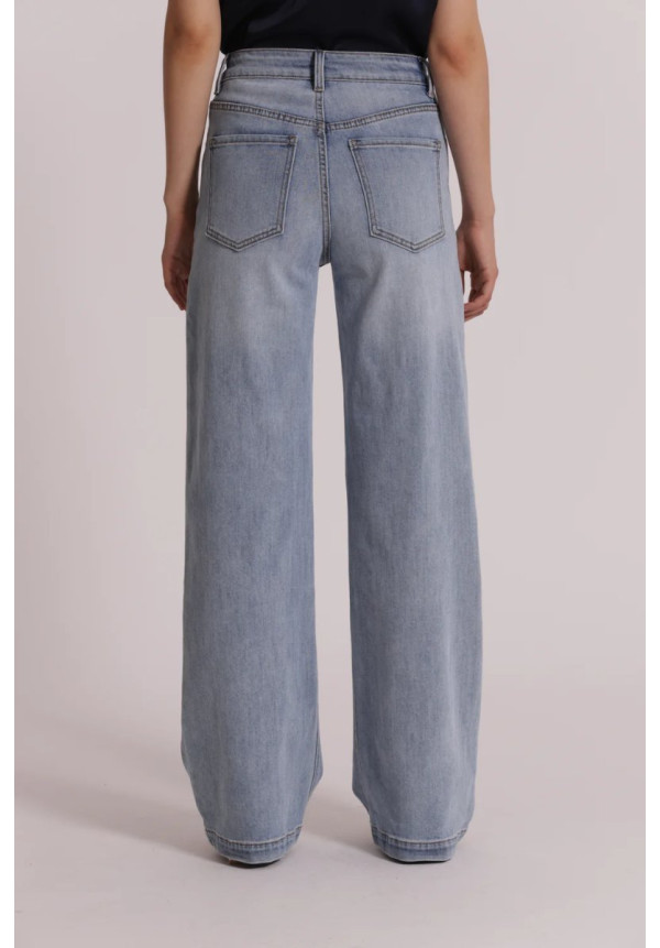 Pantalón vaquero Wide Leg tiro medio